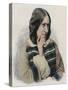 George Eliot - Portrait of the English Writer, Pseudonym of Mary Ann or Marian Evans-Stefano Bianchetti-Stretched Canvas