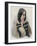 George Eliot - Portrait of the English Writer, Pseudonym of Mary Ann or Marian Evans-Stefano Bianchetti-Framed Giclee Print