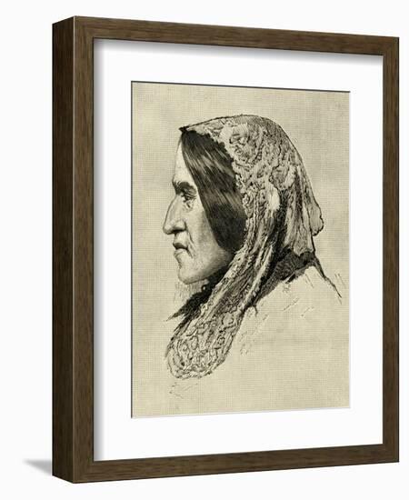 George Eliot.-T. Johnson-Framed Art Print