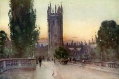 Magdalen Bell Tower, Oxford, Oxfordshire, 1924-1926-George F Nicholls-Stretched Canvas