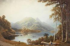 Lower Lake at Killarney from Muckross-George Fennel Robson-Framed Giclee Print