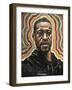 George Floyd, C.2020 (Acrylic on Canvas)-Blake Munch-Framed Giclee Print