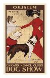 Chicago Kennel Club's dog show-George Ford Morris-Framed Art Print