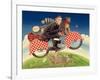 George Formby - Speed Ace, 1989-Frances Broomfield-Framed Giclee Print