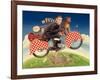 George Formby - Speed Ace, 1989-Frances Broomfield-Framed Giclee Print