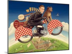 George Formby - Speed Ace, 1989-Frances Broomfield-Mounted Giclee Print