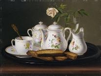 Still Life of Porcelain and Biscuits, 1872-George Forster-Giclee Print