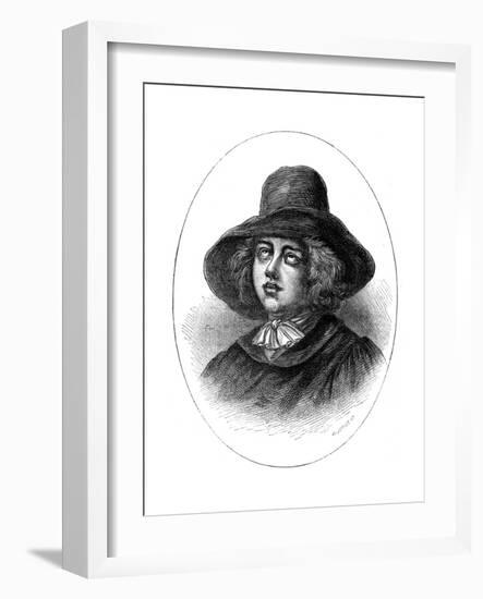 George Fox, Founder of the Quakers, 17th Century-Whymper-Framed Giclee Print