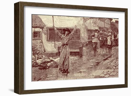 George Fox-Howard Pyle-Framed Giclee Print
