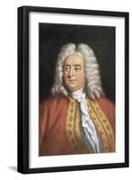 George Frederic Handel Composer-null-Framed Art Print