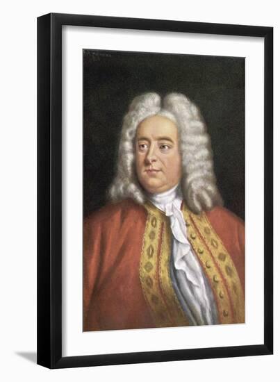 George Frederic Handel Composer-null-Framed Art Print