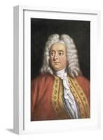 George Frederic Handel Composer-null-Framed Art Print