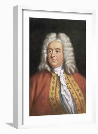 George Frederic Handel Composer-null-Framed Art Print