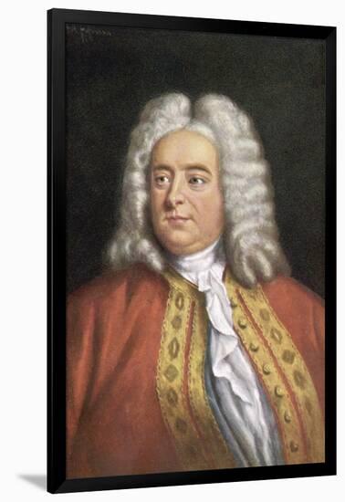 George Frederic Handel Composer-null-Framed Art Print