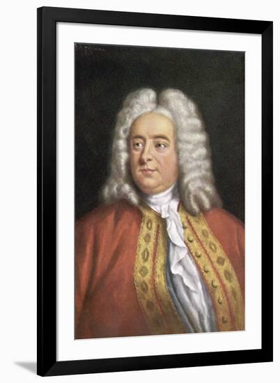 George Frederic Handel Composer-null-Framed Art Print