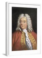 George Frederic Handel Composer-null-Framed Art Print