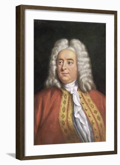 George Frederic Handel Composer-null-Framed Art Print