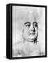 George Frederic Handel - from engraving by J Faber-John, the younger Faber-Framed Stretched Canvas