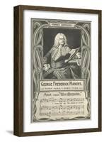 George Frederick Handel and the Messiah-null-Framed Art Print