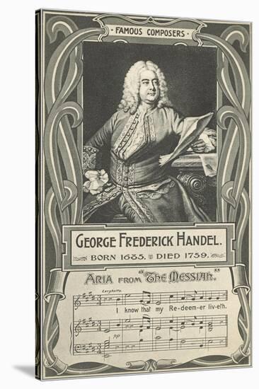 George Frederick Handel and the Messiah-null-Stretched Canvas