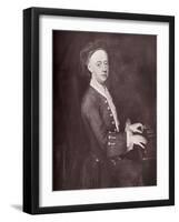 'George Frederick Handel', c1720, (1919)-Unknown-Framed Giclee Print