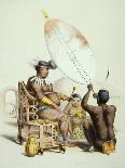 Paratene Maioha, a Chief of Wangaroa, Wearing the Parawai or Dog'S-Skin Robe-George French Angas-Giclee Print