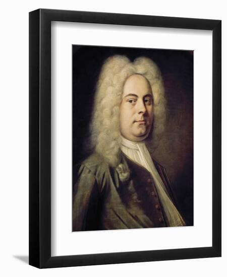 George Frideric Händel-Balthasar Denner-Framed Art Print