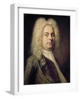 George Frideric Händel-Balthasar Denner-Framed Art Print