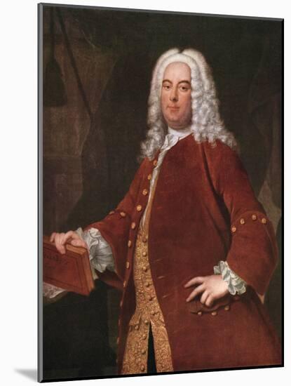 George Frideric Handel, (1685-175), German Composer, C1750S-Thomas Hudson-Mounted Giclee Print