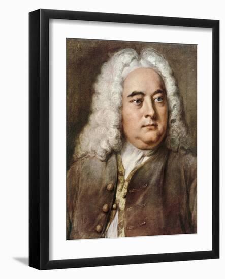 George Frideric Handel, 1685-1759 German composer-null-Framed Giclee Print