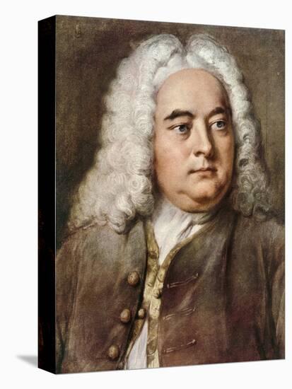 George Frideric Handel, 1685-1759 German composer-null-Stretched Canvas