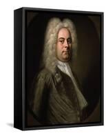 George Frideric Handel, German Composer, 1726-1728-Balthasar Denner-Framed Stretched Canvas