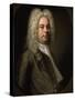 George Frideric Handel, German Composer, 1726-1728-Balthasar Denner-Stretched Canvas