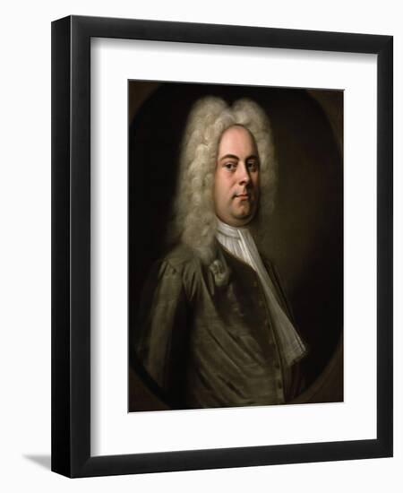 George Frideric Handel, German Composer, 1726-1728-Balthasar Denner-Framed Premium Giclee Print