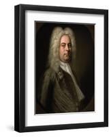 George Frideric Handel, German Composer, 1726-1728-Balthasar Denner-Framed Premium Giclee Print