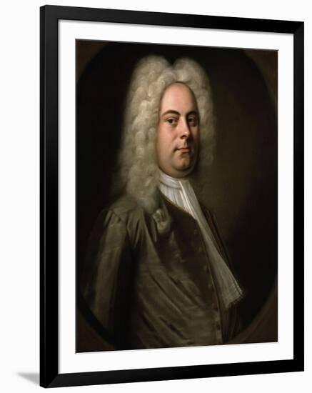 George Frideric Handel, German Composer, 1726-1728-Balthasar Denner-Framed Giclee Print