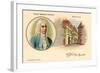 George Friederich Handel and Birthplace-null-Framed Art Print