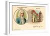 George Friederich Handel and Birthplace-null-Framed Art Print