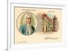 George Friederich Handel and Birthplace-null-Framed Art Print