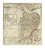 Plan of Boston Comprising a Part of Charlestown and Cambridge, c.1846-George G^ Smith-Framed Art Print