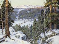 Winter Landscape (Oil on Canvas)-George Gardner Symons-Giclee Print