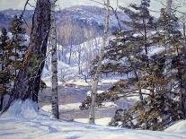 Winter Landscape (Oil on Canvas)-George Gardner Symons-Giclee Print