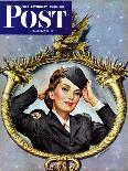 "Red Cross Volunteer," Saturday Evening Post Cover, March 13, 1943-George Garland-Framed Giclee Print