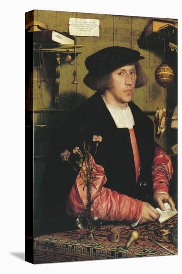 George Gisze - a Merchant-Hans Holbein the Younger-Stretched Canvas