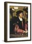 George Gisze - a Merchant-Hans Holbein the Younger-Framed Art Print