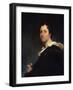 George Gordon, 6th Lord Byron of Rochdale (1788-1824), 1822-William Edward West-Framed Giclee Print