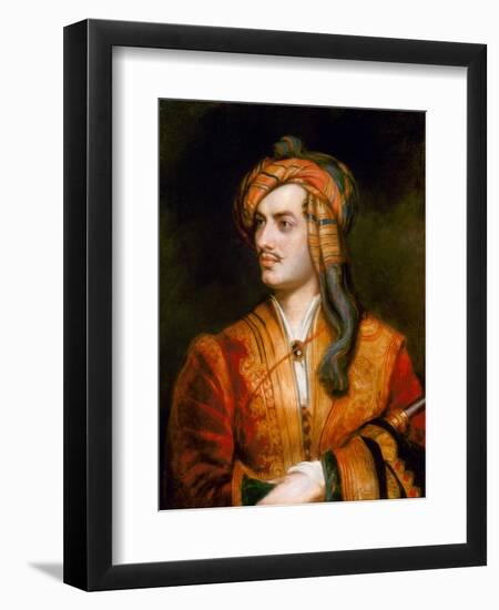 George Gordon Byron-Thomas Phillips-Framed Premium Giclee Print