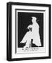 George Gordon Lord Byron a Silhouette of the English Romantic Poet in Profile Sitting on a Chair-Leigh Hunt-Framed Art Print