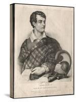 George Gordon Lord Byron English Poet as a Supporter of Greek Independence in 1826-A. Friedel-Stretched Canvas