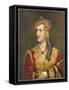 George Gordon Lord Byron English Poet Depicted Here in His Costume as a Greek Patriot-T. Phillips-Framed Stretched Canvas